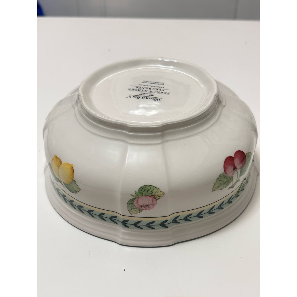 Villeroy and Boch French Garden Fleurence Round Serving Bowl 8 1/4" - Picture 5 of 8